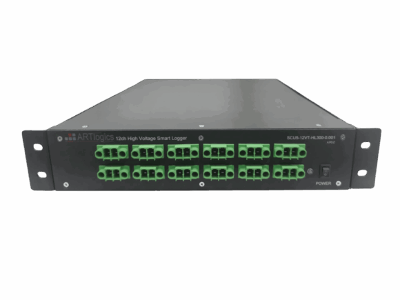 12CH High voltage smart logger 正面